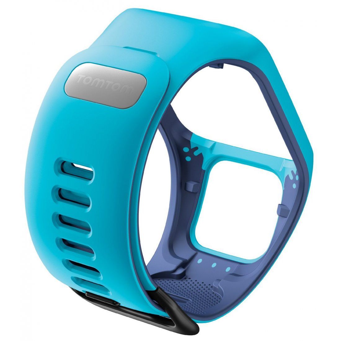 TomTom Bracelet pour Montre TomTom Runner 3 Spark 3 Runner 2 Spark Taille Fin Bleu Clair Bleu Marine ref. 9UR0.000.07